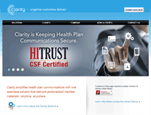 Tablet Screenshot of clarityssi.net